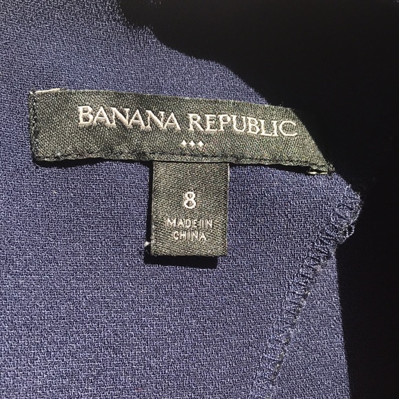 Banana Republic Blue orange ColorBlock Shift Dress size 8 - Picture 10 of 11